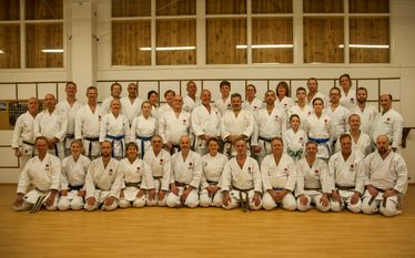 Gruppbild 40 års jubileum - Gävle Shotokan KK